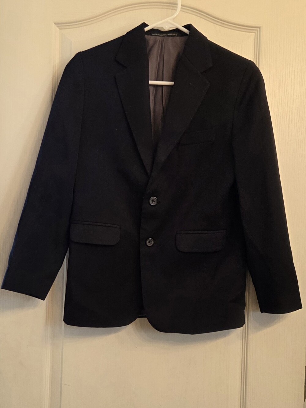 Classic Black Blazer - Brand Unspecified KIDS SIZE 12 Writing Inside See Pix